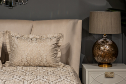 Покрывало 260x260 и 2 наволочки 50x70 Garda Decor Emotion бежевое