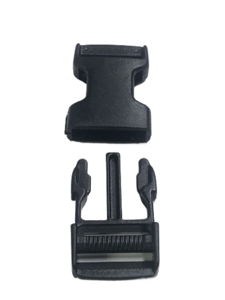 Карабин пластиковый (фастекс) на рюкзак 25 мм, черный