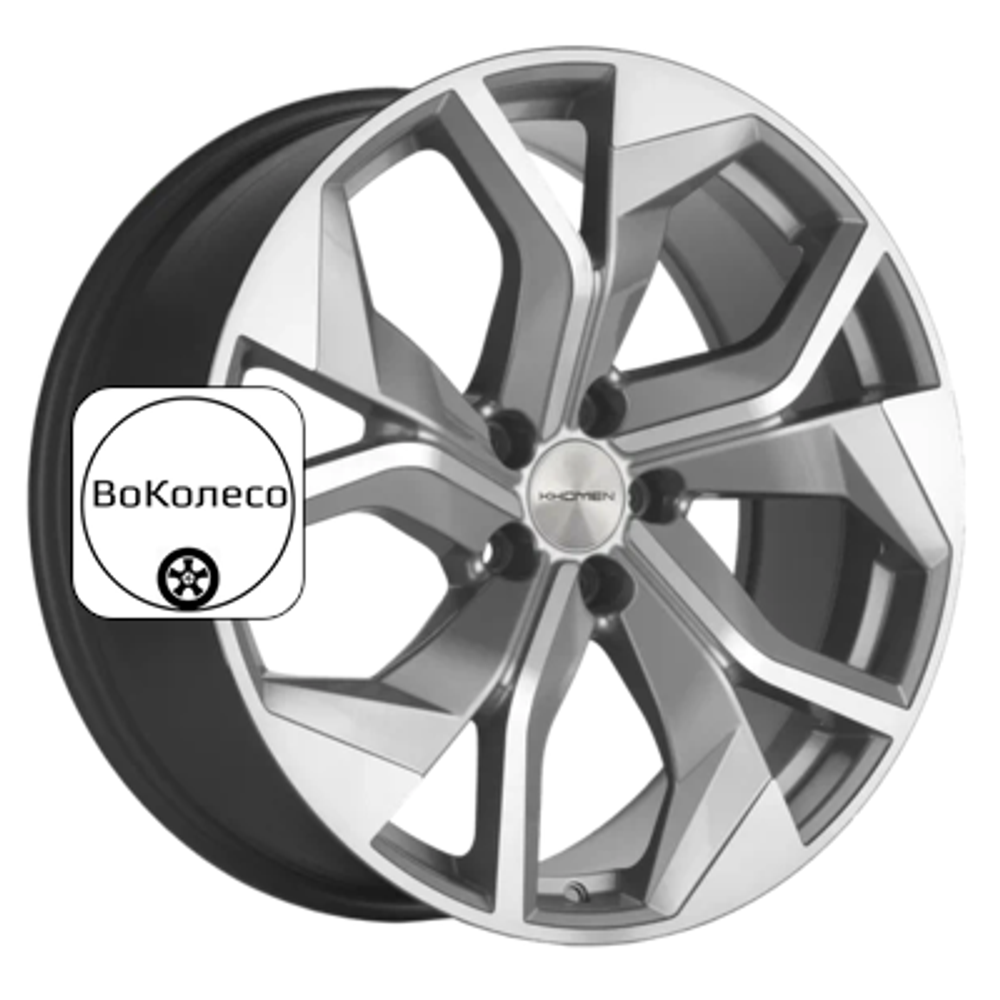 8,5x20/5x112 ET20 D66,5 KHW2006 (Q8) Brilliant Silver-FP Khomen Wheels