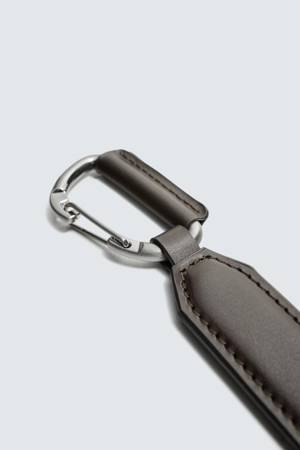 ZARA КОЖАНЫЙ БРЕЛОК, КОРИЧНЕВЫЙ