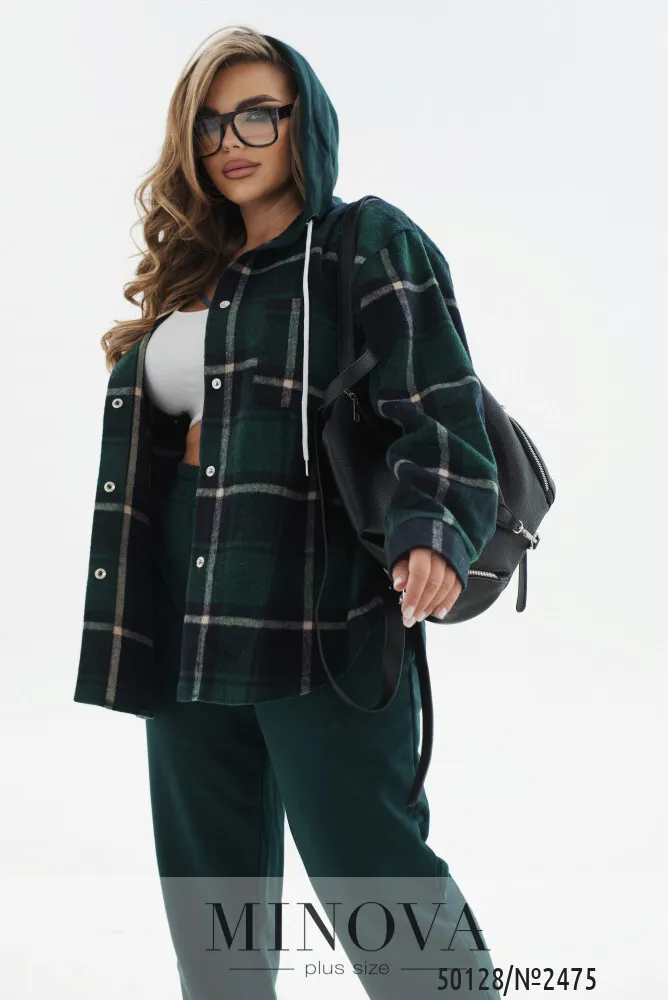 Костюм 2475-темно-зеленый Minova