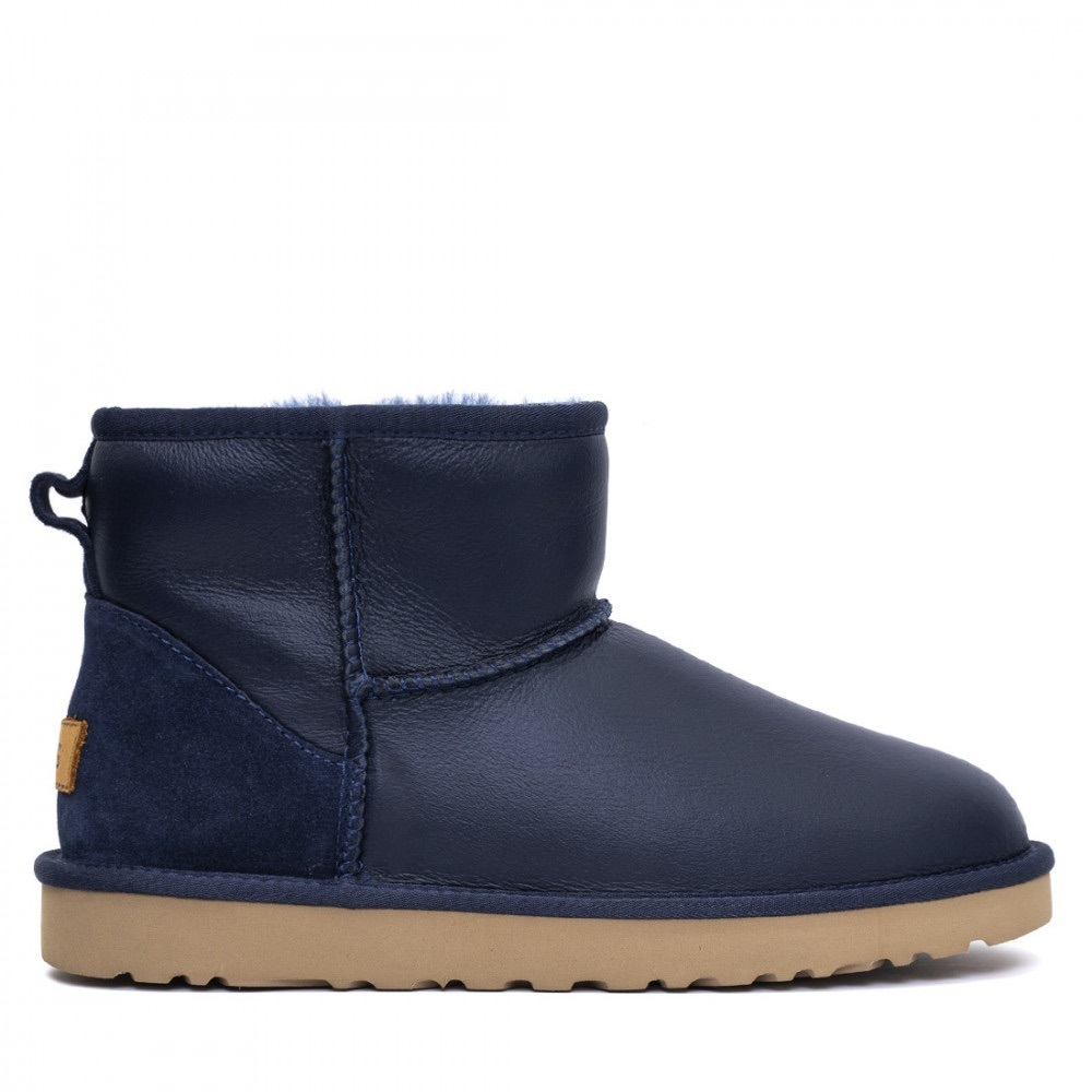 Ugg Mens Classic Mini II Metallic Navy