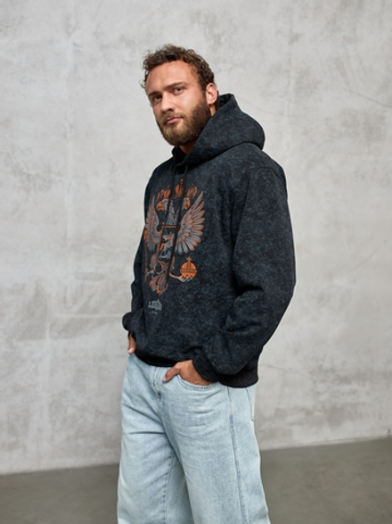 Толстовка демисезонная мужская LEGENDA Герб черная