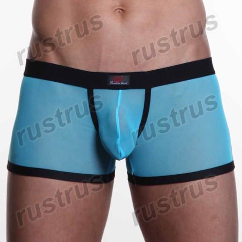 Мужские трусы хипсы голубые WANGJIANG WG00109