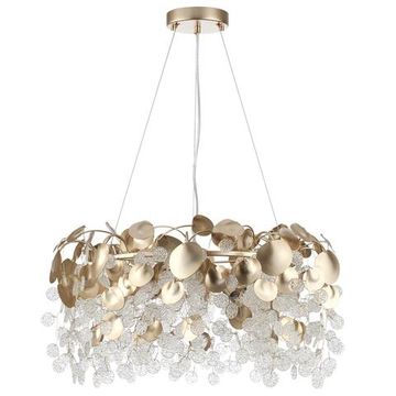 5104/8 CLASSIC ODL26 633 металл/стекло Люстра E14 8*40W 220В IP20 COINS