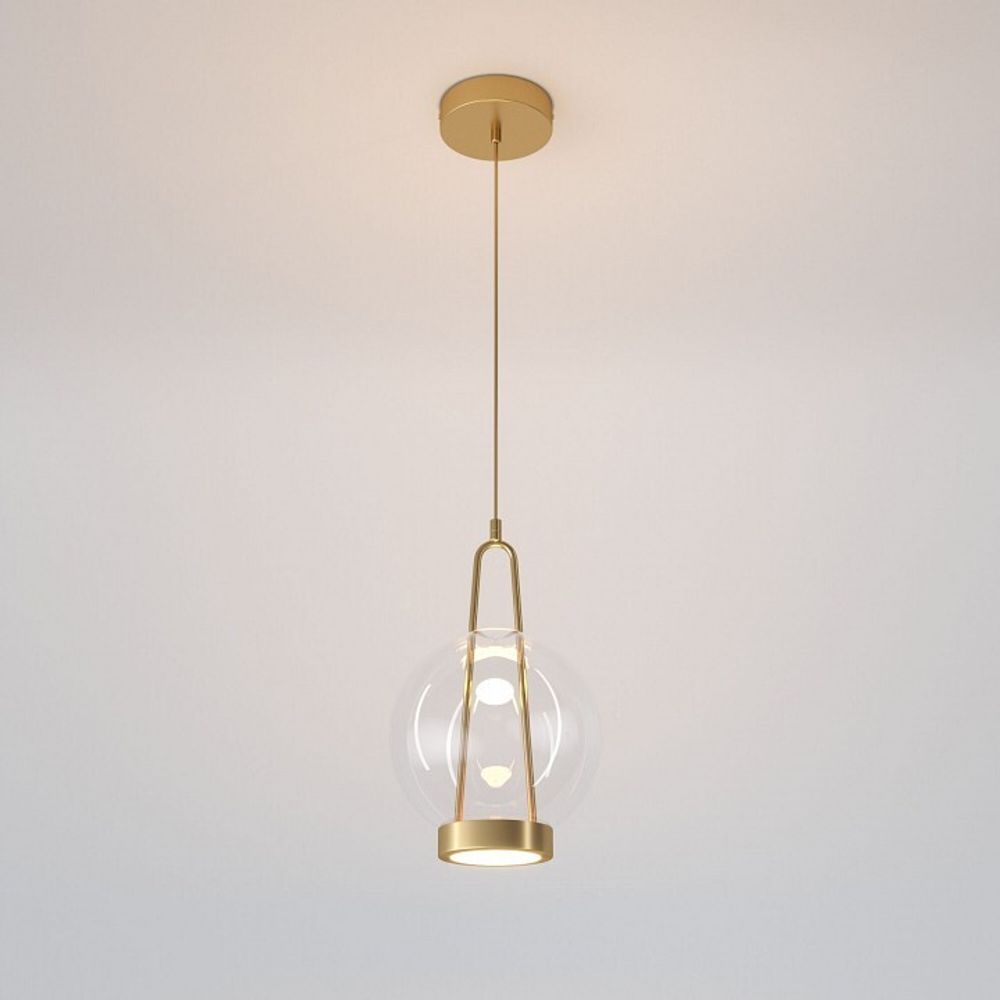 Подвесной светильник Eurosvet Frasco 50267/1 LED латунь