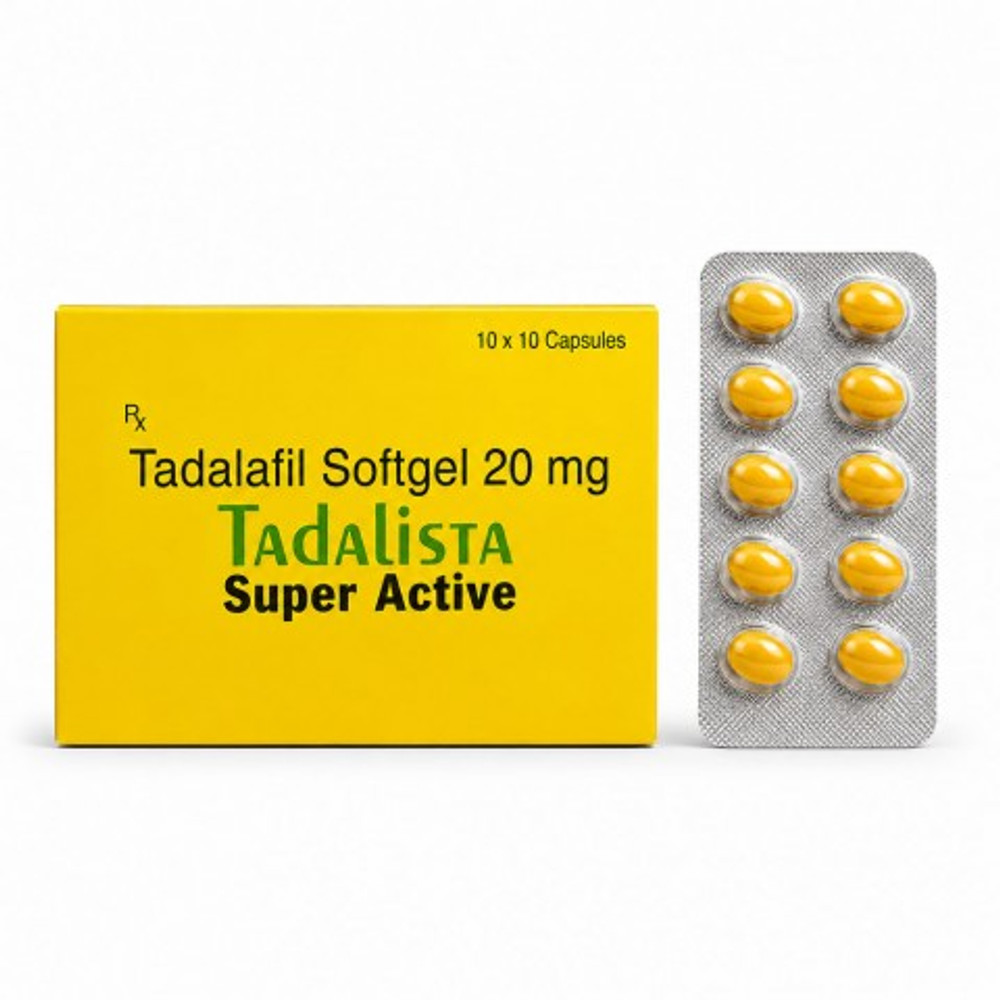 Препарат для усиления потенции Tadalista Super Active (10 таб.)
