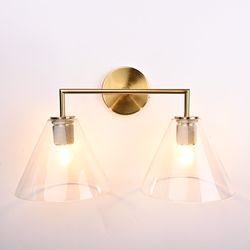 Бра Rh Utilitaire Funnel Shade Double Sconce Brass By Imperiumloft