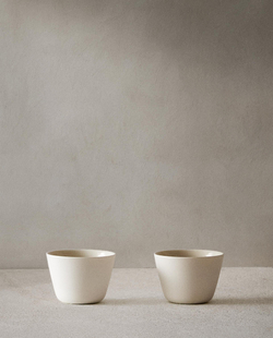 Zara Home чашка из фарфора, цвет бежевый, 9 см · 3265/207