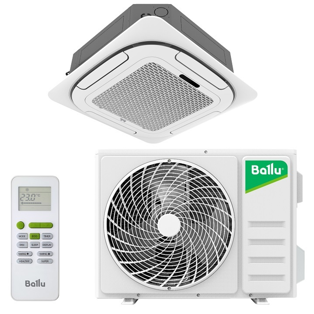 Кассетный кондиционер инверторного типа Ballu Universal DC 24Y