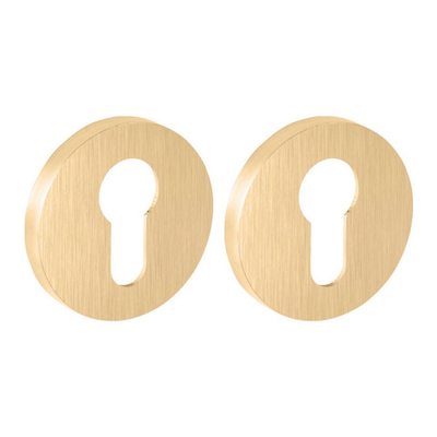 Накладка FUARO под цилиндр ET R SLR52 SSG-39 сатинированное золото