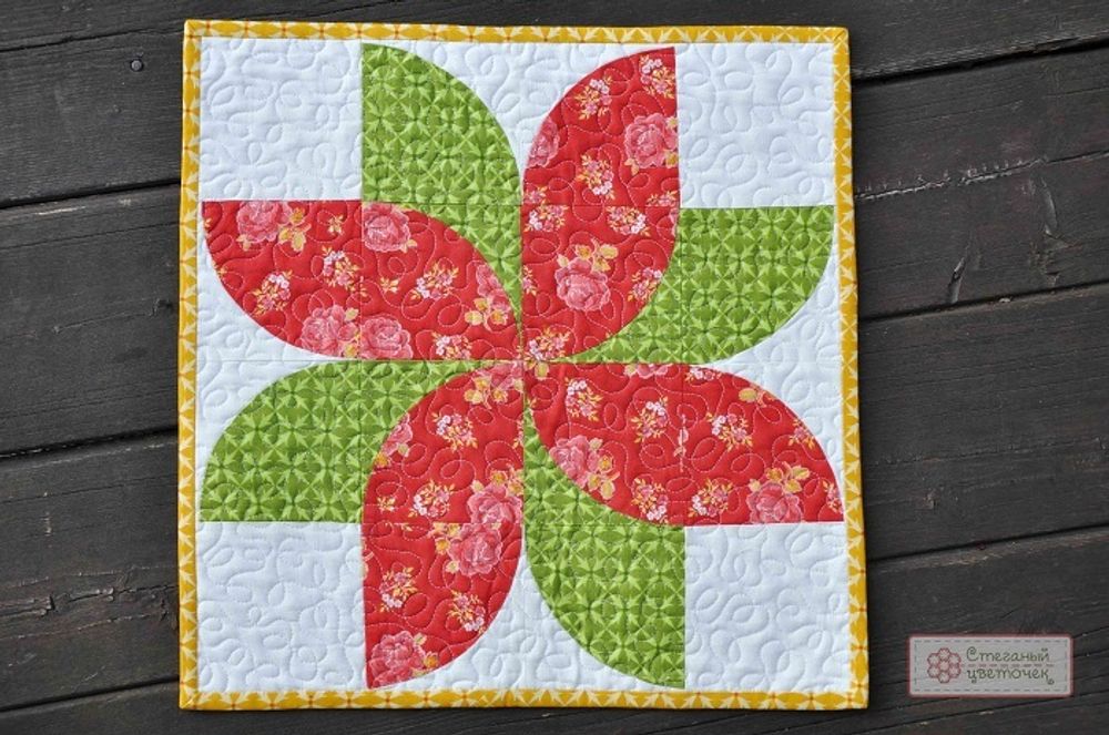 Шаблон для стежки "Свободная - 1" малый (арт. T16)