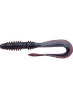 Приманка силиконовая Keitech Mad Wag 4.5", 2,9г, цвет #001 Black, ;3 упаковки по 9 штук