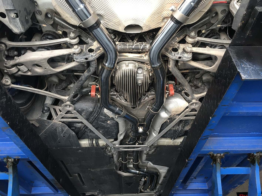 Спортивная выхлопная система с заслонками для BMW M4 F82 F83 3.0T 2014+ БМВ