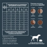 AlphaPet Supremium Puppy Сухой корм для щенков до 6 мес. крупных пород  с говядиной и рубцом, 1,5 кг
