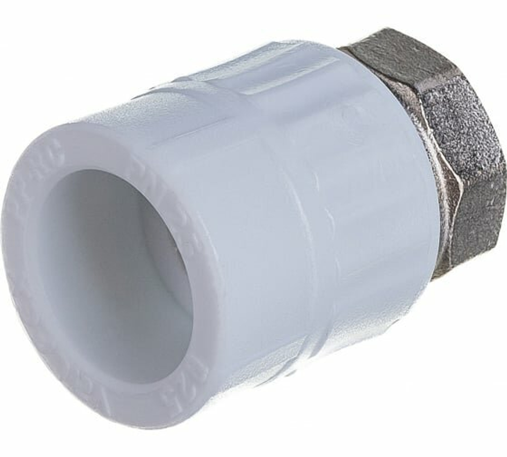 Муфта 32х1" с накидной гайкой Valfex полипропиленовая белая 10139332 ( упак 2шт )