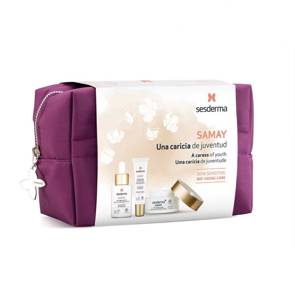 Sesderma SAMAY Подарочный набор - Сыворотка, 30 мл + Крем антивозрастной, 50 мл + Крем-контур для зоны вокруг глаз, 15 мл + Косметичка