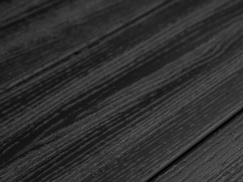 Террасная доска ДПК Padus (R) - радиальный распил черный.