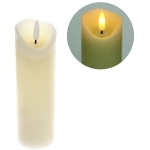 Сувенир с подсветкой «Свеча восковая - Искра» 5,3*17,5 см - облита воском (работает от батареек 2 АА)