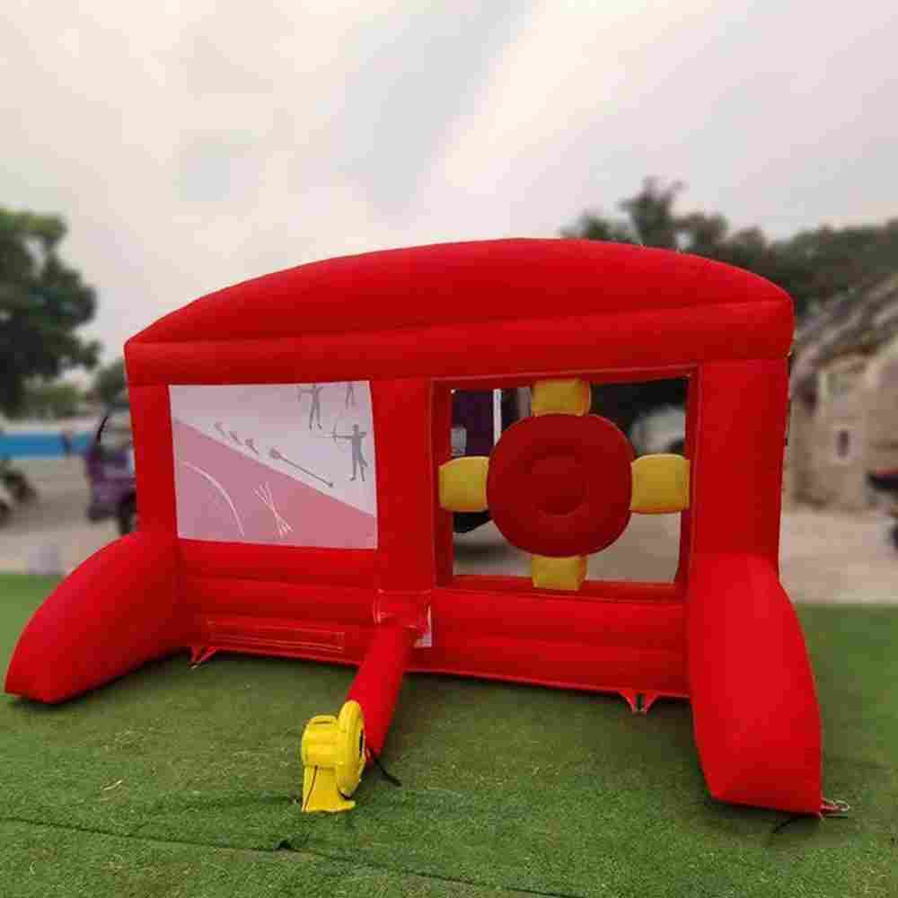 Надувной дартс «Карнавал игр» на подкачке, диаметр 1 м, размер 4×2,6×2 м