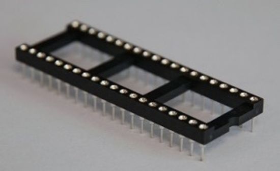 Панелька для микросхемы 40 ног широкая цанговая TRL-40