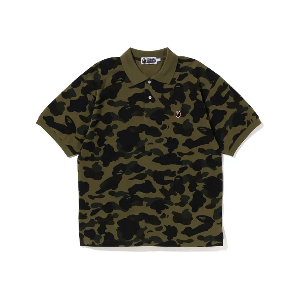 A Bathing Ape 1st Camo Large Ape Head Polo
