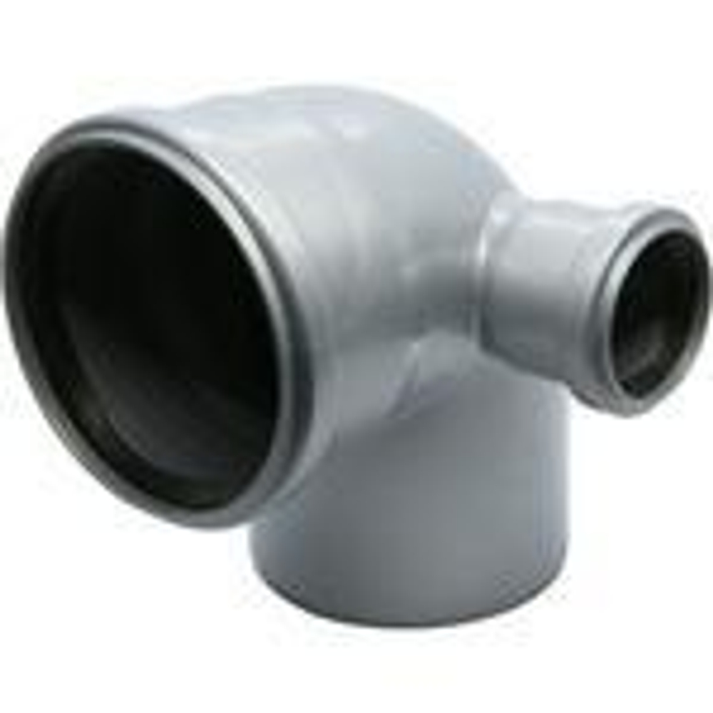Отвод VALFEX 110/50х87,5гр. фронт вверх PP-H для внут. канал. (30), 23125150