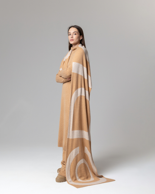 Кашемировый палантин