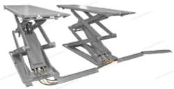 Подъемник ножничный короткий г/п 3000 кг напольный KRW3FS/220_grey