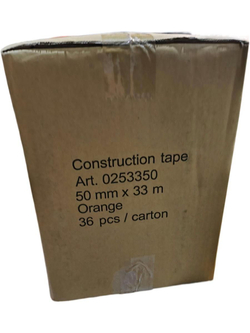 Лента (скотч) Folsen оранжевая, 50мм x 33м 0253350 36шт
