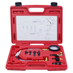 Компрессометр дизельный, 0-70 атм, кейс, комплект адаптеров МАСТАК 120-11009C