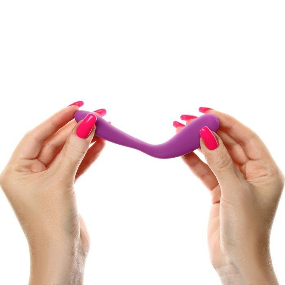 Фиолетовый стимулятор для пар с вибропулей