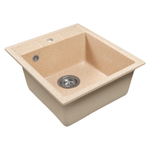 Мойка ML-GMS110 СТАНДАРТ прямоугольная, бежевый (328), 497*440*175мм