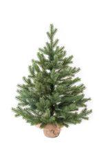 Искусственная настольная елка "Графская" (Литая хвоя) высота 60 см / 90 см