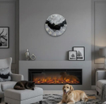 Часы настенные — эпоксидная смола ручная работа в подарок