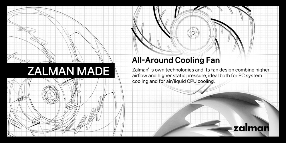 Кулер Zalman CNPS9X PERFORMA PLUS ARGB BLACK черный