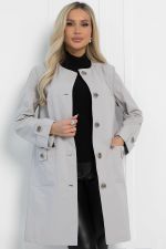 Плащ Гелла (серый) П13015-14М LT Collection