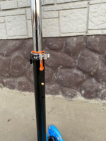 Самокат детский 3-х колесный (2 св. п 120 мм, з 80 мм) руль 54-84 см до 40 кг, голубой U000006Y