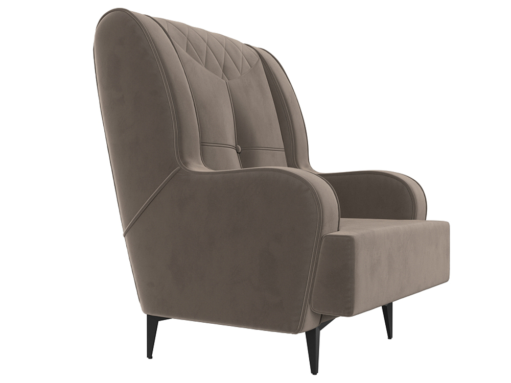 Кресло Неаполь, Коричневый, Велюр, 111954