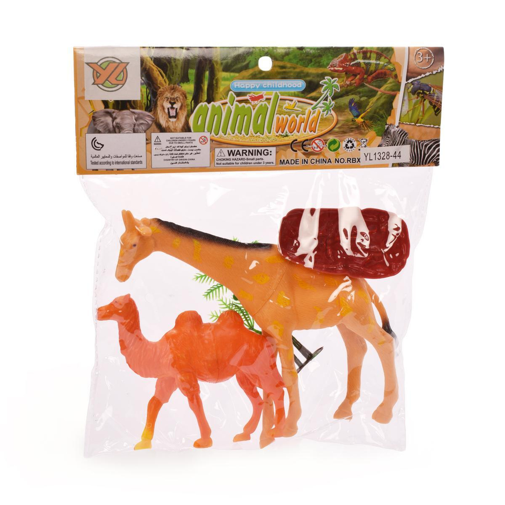 Набор диких животных 2шт, пакет YL1328-44