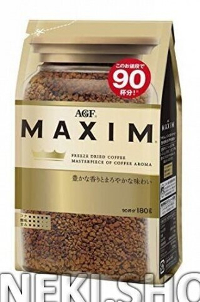 Кофе растворимый сублимированный 180 г Gold Maxim AGF (мягкая упаковка)