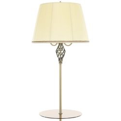 Citilux Вена CL402933T Торшер бронза со столиком и кремовым абажуром