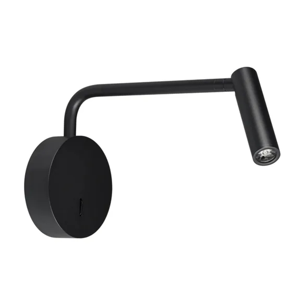 Светильник SP-VERDI-LONG-WALL-3W Warm3000 (BK, 20 deg, 230V) (Arlight, IP20 Металл, 3 года) 051667