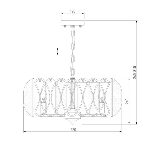 Подвесная люстра Bogates Callas 365/6