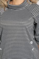 Платье Конфетти (черно-белое) П12688-18 LT Collection