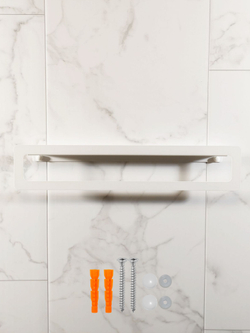 Держатель для полотенец MetaDec Qadrate 50см белый