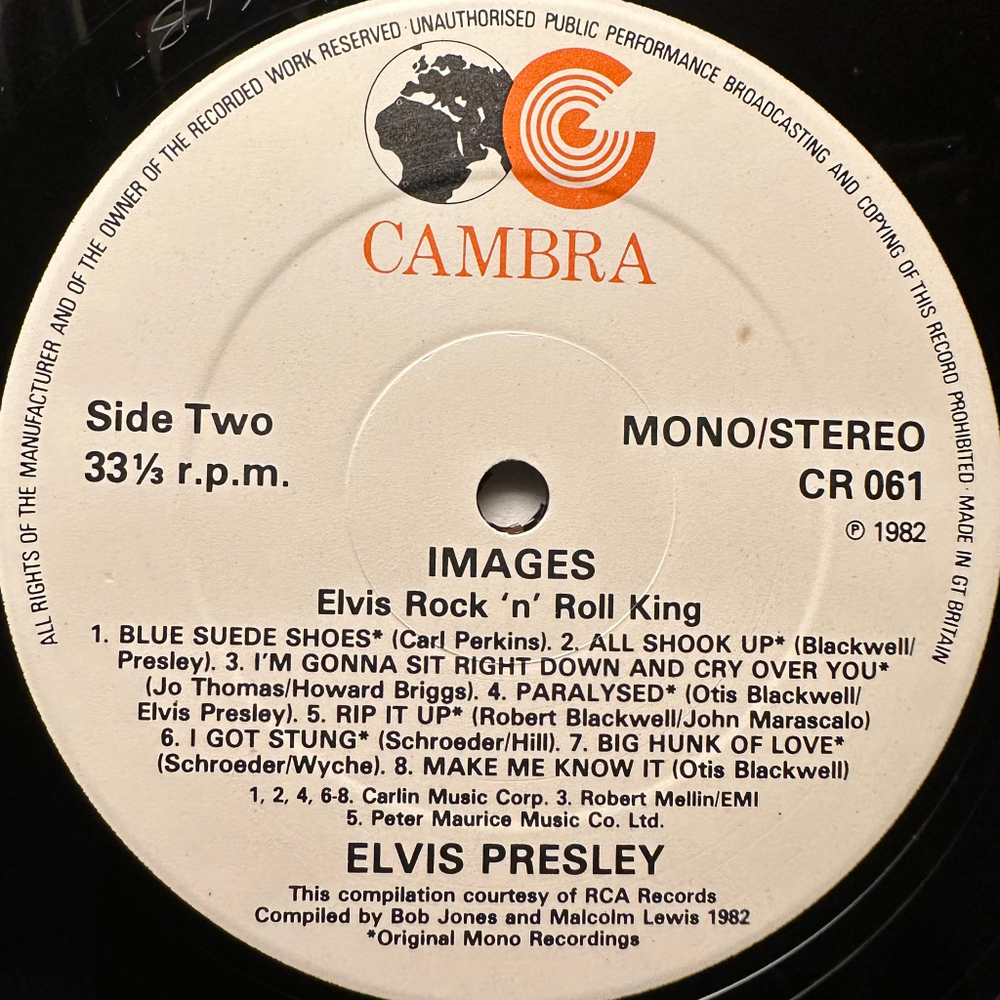 Elvis Presley - Elvis Images 2LP (Англия 1982г.)
