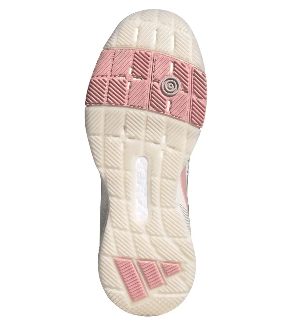 Женские кросовки для Padel Adidas Crazyquick Boost Padel W - cloud white/silver metallic/frozen turbo