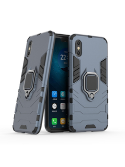 Противоударный чехол с кольцом Panther Case для Mi 8 БЕЗ ОТПЕЧАТКА ПАЛЬЦА