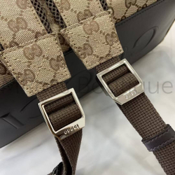 Мужской рюкзак Gucci бежевого цвета